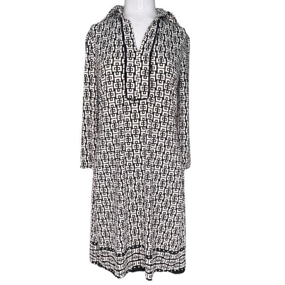 Max Studio XS collared v-neck pullover dress